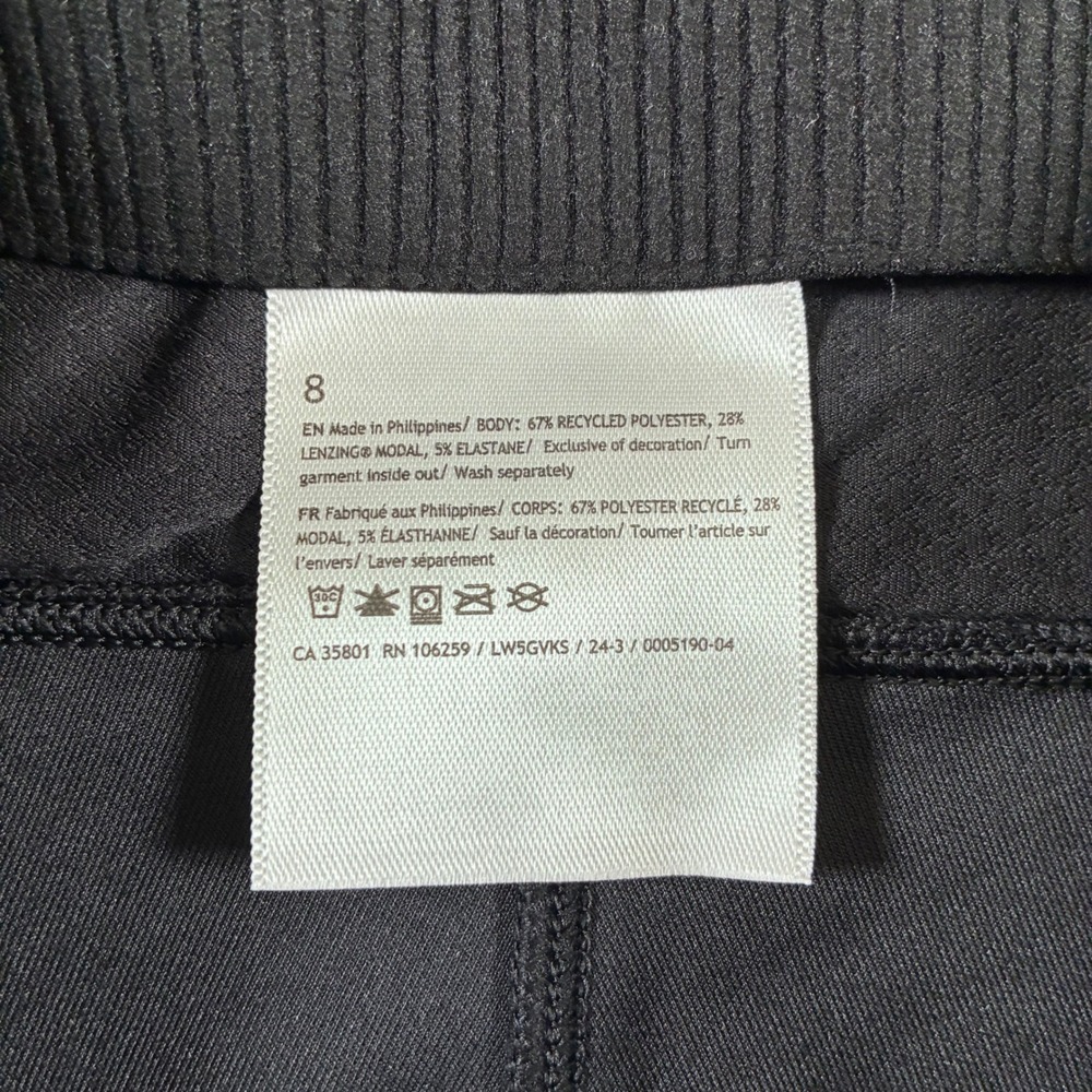 Lululemon Ribbed Softstreme Flared Pants Womens 8 Gray High Rise Stretch - Picture 3 of 11
